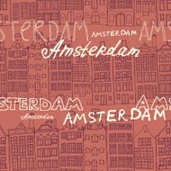 Seamless amsterdam holland background N11