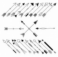 Hipster arrows collection