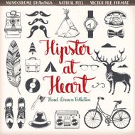Hipster elements collection