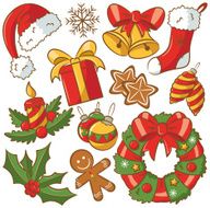 Christmas icons set N121