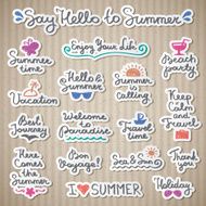 summer letterings N3