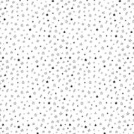 Hand drawn seamless doodle pattern of stars and lightnings N4