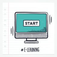 Doodle E-learning Icon