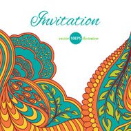 Decorative element lace border Spring colors Vector EPS 10