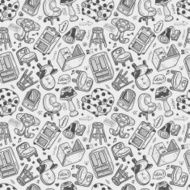 seamless furniture pattern N4