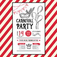 Invitation carnival party