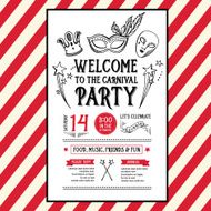 Invitation carnival party N2