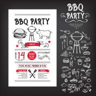 Barbecue party invitation N16