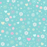 Seamless decorative floral texture N2