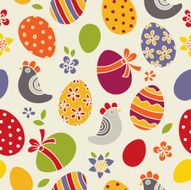 Easter Seamless Pattern N8