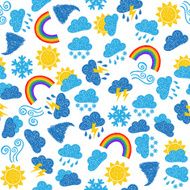 Weather seamless pattern N2