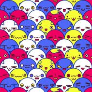 Cartoon seamless pattern vector Eps8 illustration N2