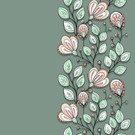 Vector Colored Floral Background N47