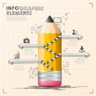 hand draw style vector infographic elements