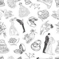 pattern of a wedding symbols