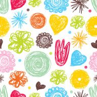 floral seamless pattern N136