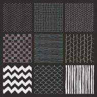 Abstract Hand Drawn Seamless Background Patterns N11