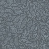 gray floral pattern