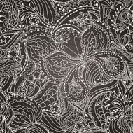 Seamless floral paisley pattern N2