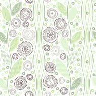 Floral doodle seamless pattern N2