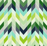 seamless doodle dots zig zag tiles pattern
