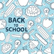 Back to School Supplies Sketchy Notebook Doodles N2