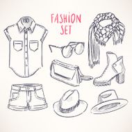hand-drawn youth clothing