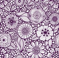 abstract floral pattern N24