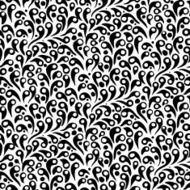 Pattern with abstract shapes in black and white N2