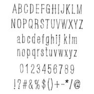 Vector hand drawn alphabet N41