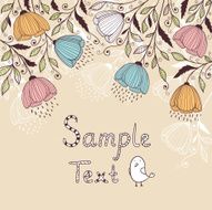 Floral background N104