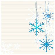 Christmas Ornaments on Note Paper