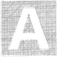 Freehand Typography Letter a N6
