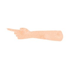 pointing hand cartoon N38