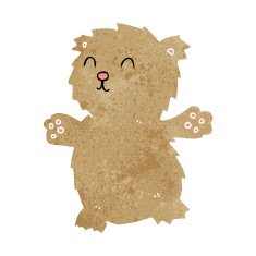 cartoon teddy bear N552