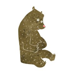 cartoon happy bear N5