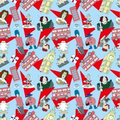 seamless England pattern