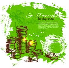 St Patrick's day background N12
