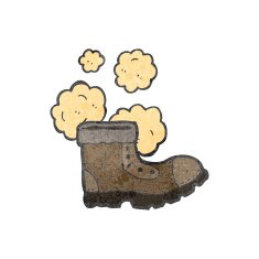 old boot retro cartoon N4