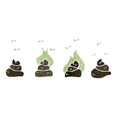 gross dog poop cartoon N4