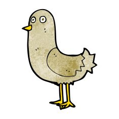 Cartoon Bird N582