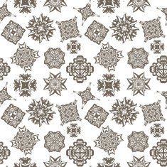 Vintage floral seamless pattern N8
