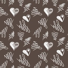 Love hearts sketch hand drawn N2