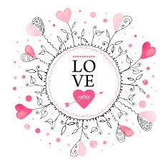 Postcard for Valentine's day N6
