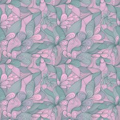 colorful seamless abstract hand-drawn pattern waves background N53