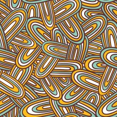 retro doodle pattern