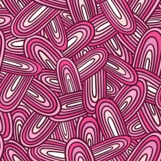 pink doodle pattern