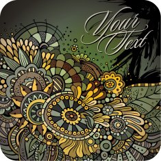Abstract decorative nature ornamental background N6