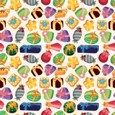 seamless gift pattern N6