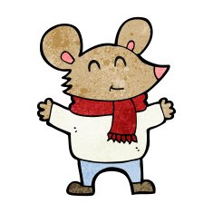 Cartoon Mouse N109